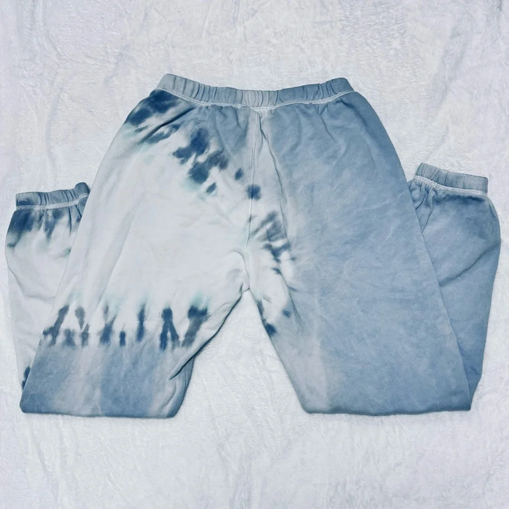 Z Supply XS blue & white tie-dye joggers - Picture 4 of 5